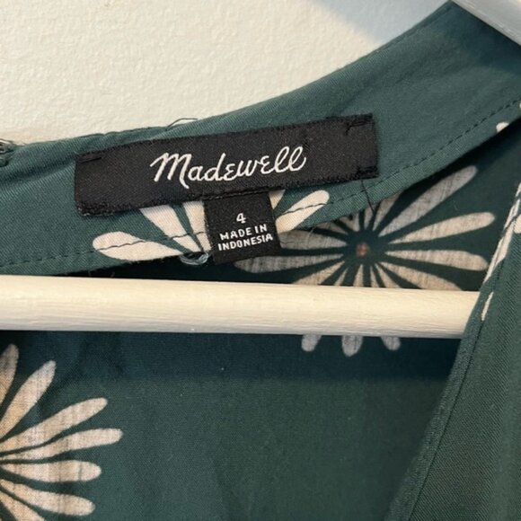 Madewell Daisy Button Up Wrap Dress - Picture 6 of 11